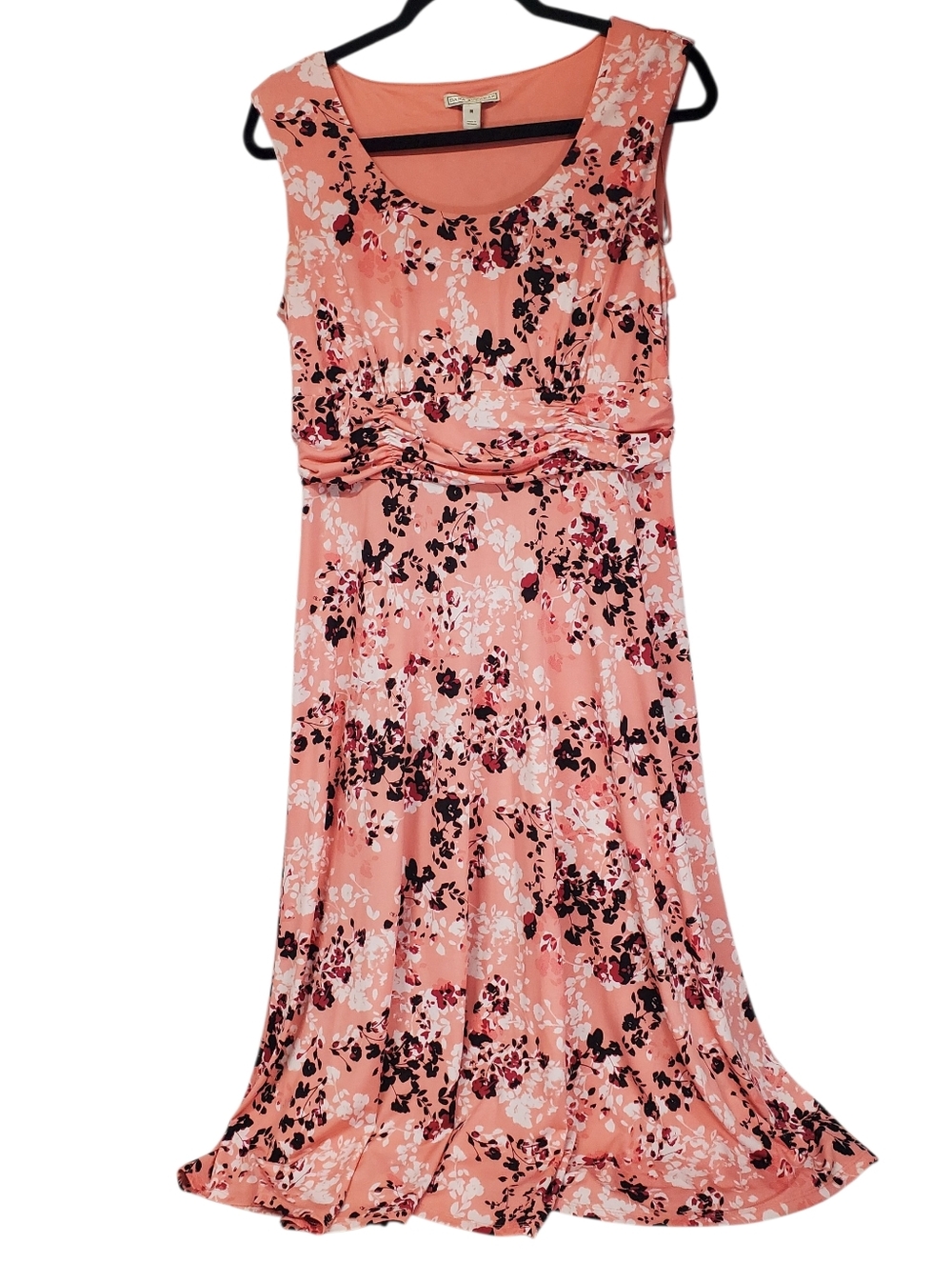 Dana Buchman Dress Floral Romantic Regency Derby Wedding Feminine Medium